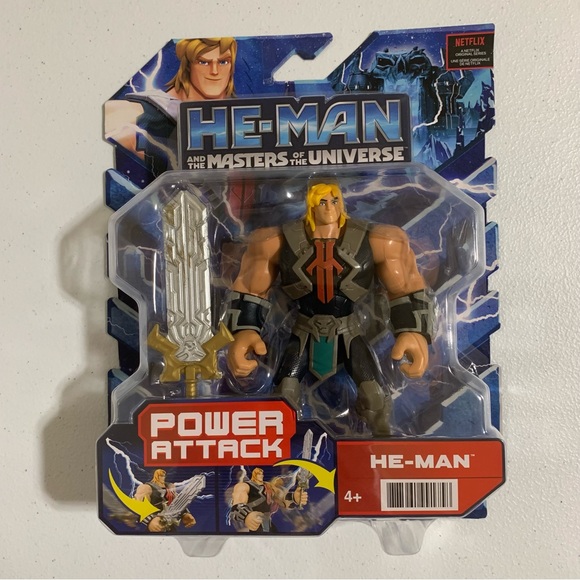 HE-MAN and The Masters of The Universe: Power Attack He-Man Action Figure-NWT - Picture 7 of 11